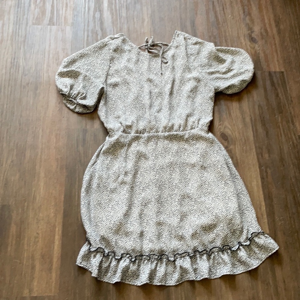 Sienna Sky Leopard Print Low Back Dress